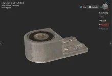 Taralı metal rulman yuvası. Taralı metal rulman yuvası.